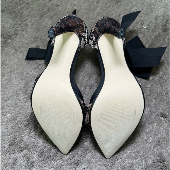 JustFab - Giada - Black Ribbon bow with lace - Picture 3 of 8